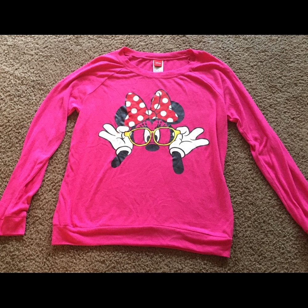 Disney Minnie Mouse long sleeve tshirt sweatshirt